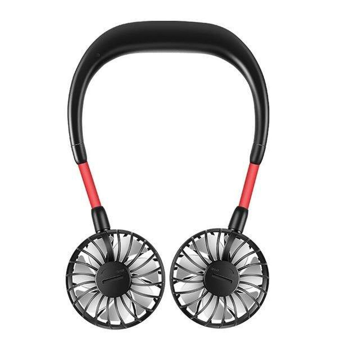 USBPortable Fan Cold Fan Hands Free Neck Fan Hanging Rechargeable Mini Sports Fan | Bowlift