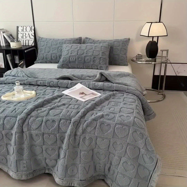 CozyCoral – Luxury Fleece Blanket for All Seasons Bowlift
