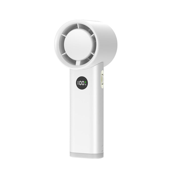 3600mAh USB Rechargeable Handheld Fan with LED Lamp | Bowlift