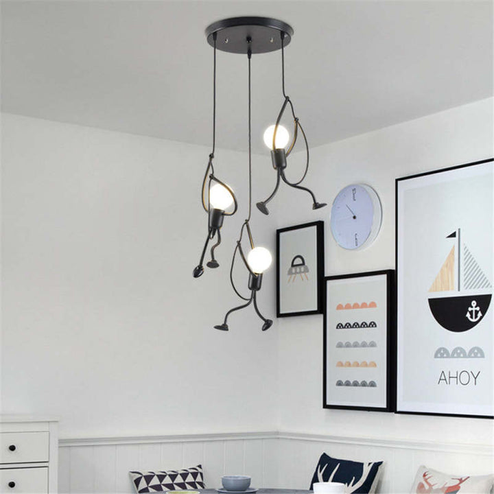 Cheerful Doll Wall Lamp - RetroGlow | Bowlift