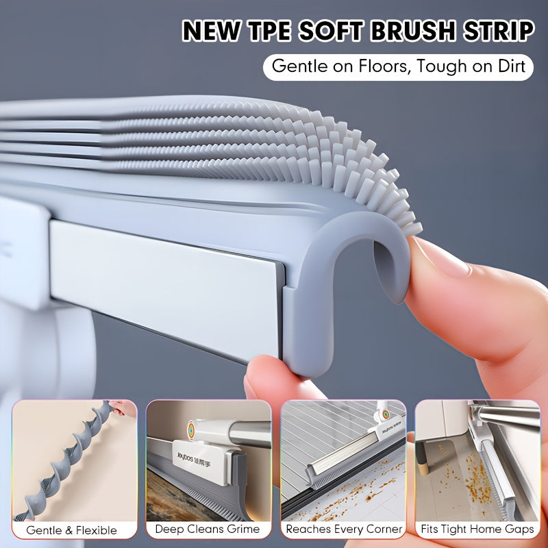 Floor wiper with rubber lip & TPE bristles | Bowlift