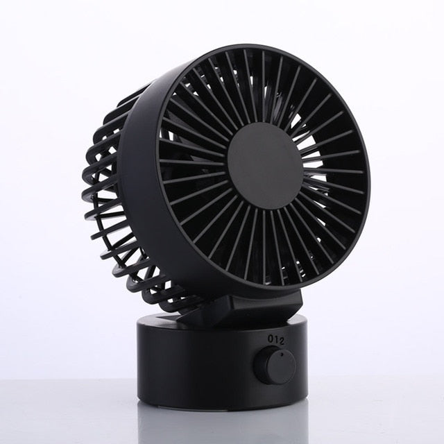 USB compact fan with double rotor blades | Bowlift