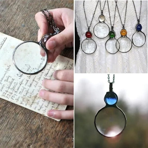 BowLift | Necklace with magnifying pendant