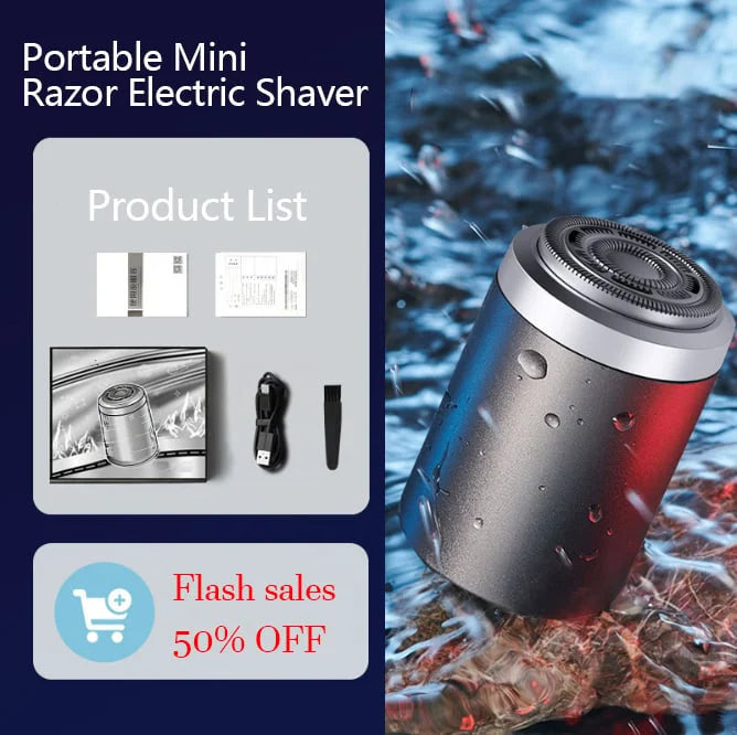 BowLift | TrimTech Pocket Shaver | Compact and powerful electric shaver for a smooth skin on the go
