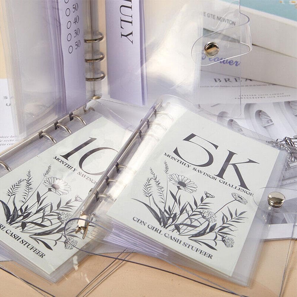 BowLift | 12-Month Envelopes Money-Saving Challenges Binder