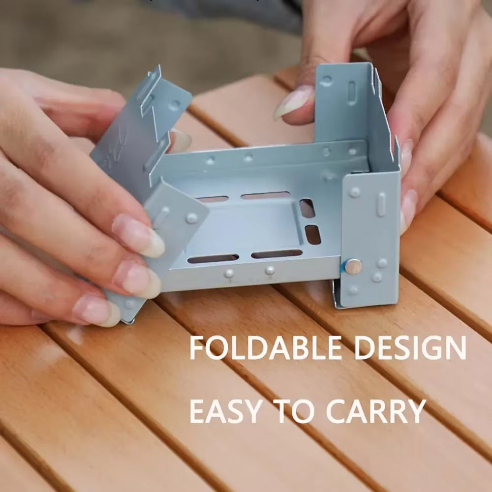 Ultra-Lightweight Folding Ironwood Pocket Size Burner | Bowlift