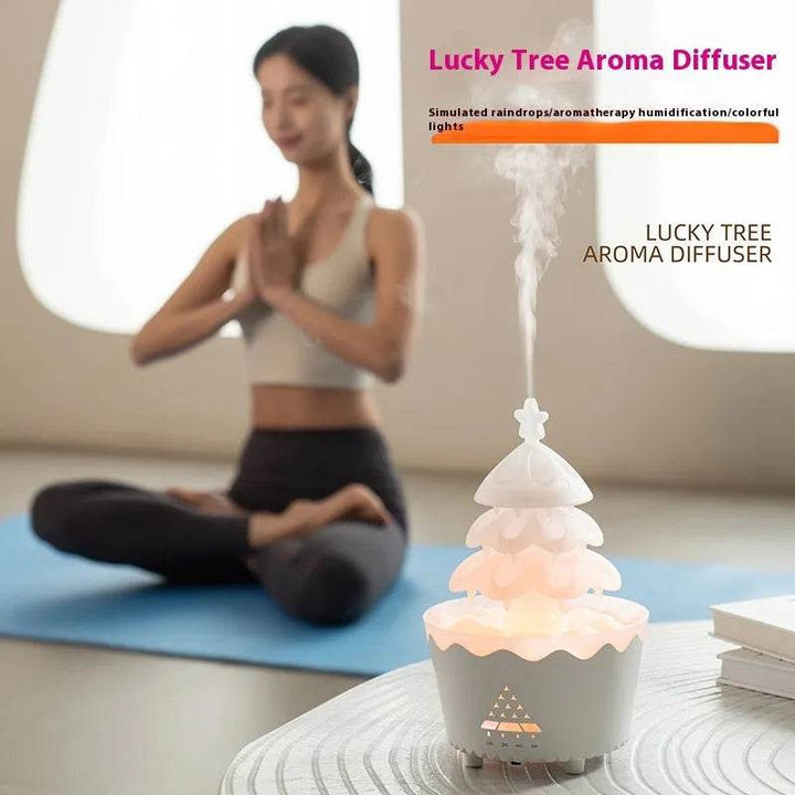 BowLift | 2025 New Design Essential Oil Aroma Diffuser Household Mute Small Remote Control Humidifier Suitable For Home Christmas Gift