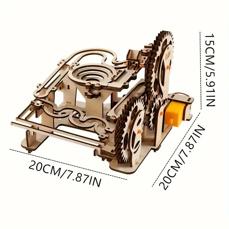 TrackMaster 3D Ball Track Puzzle – DIY mechanical building set for teenagers and adults Bowlift