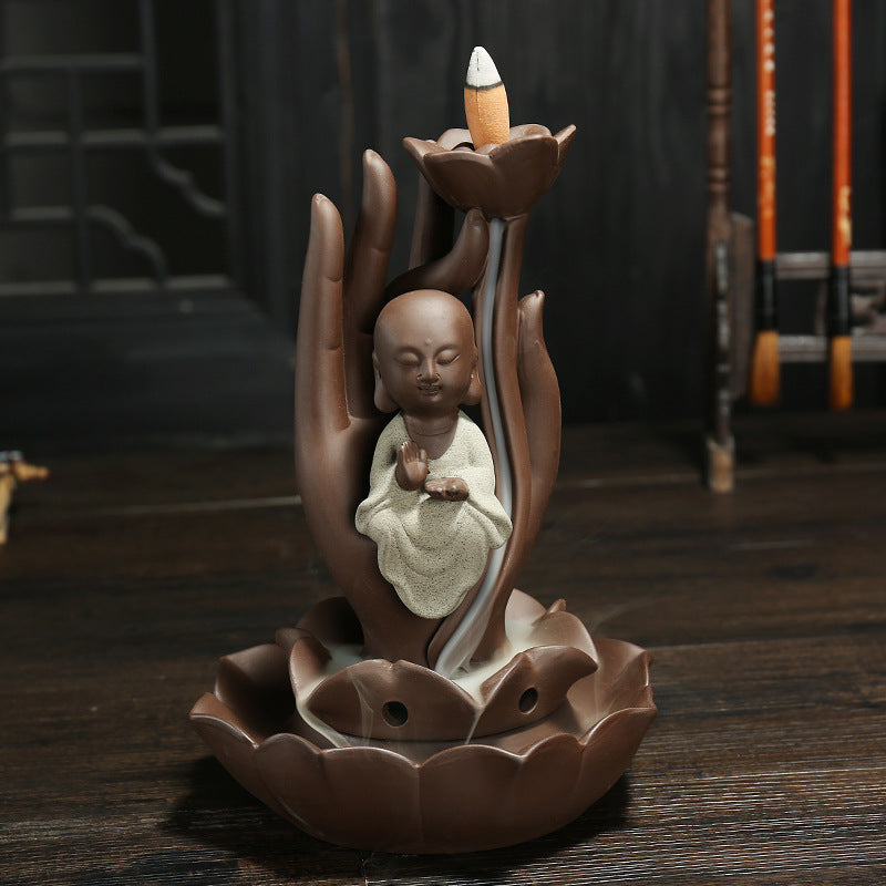 Decorative Lotus Flower Incense Holder