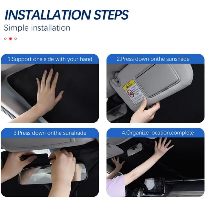 BowLift | Foldable Windshield Sunshade with UV Block & Privacy Blackout
