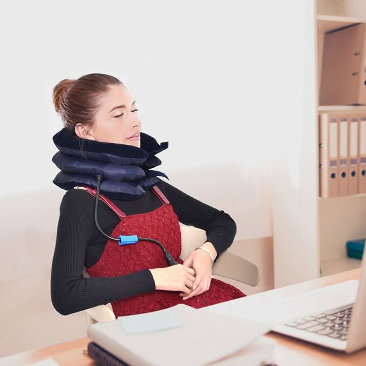 BowLift | Luxury inflatable neck support for pain relief & posture correction