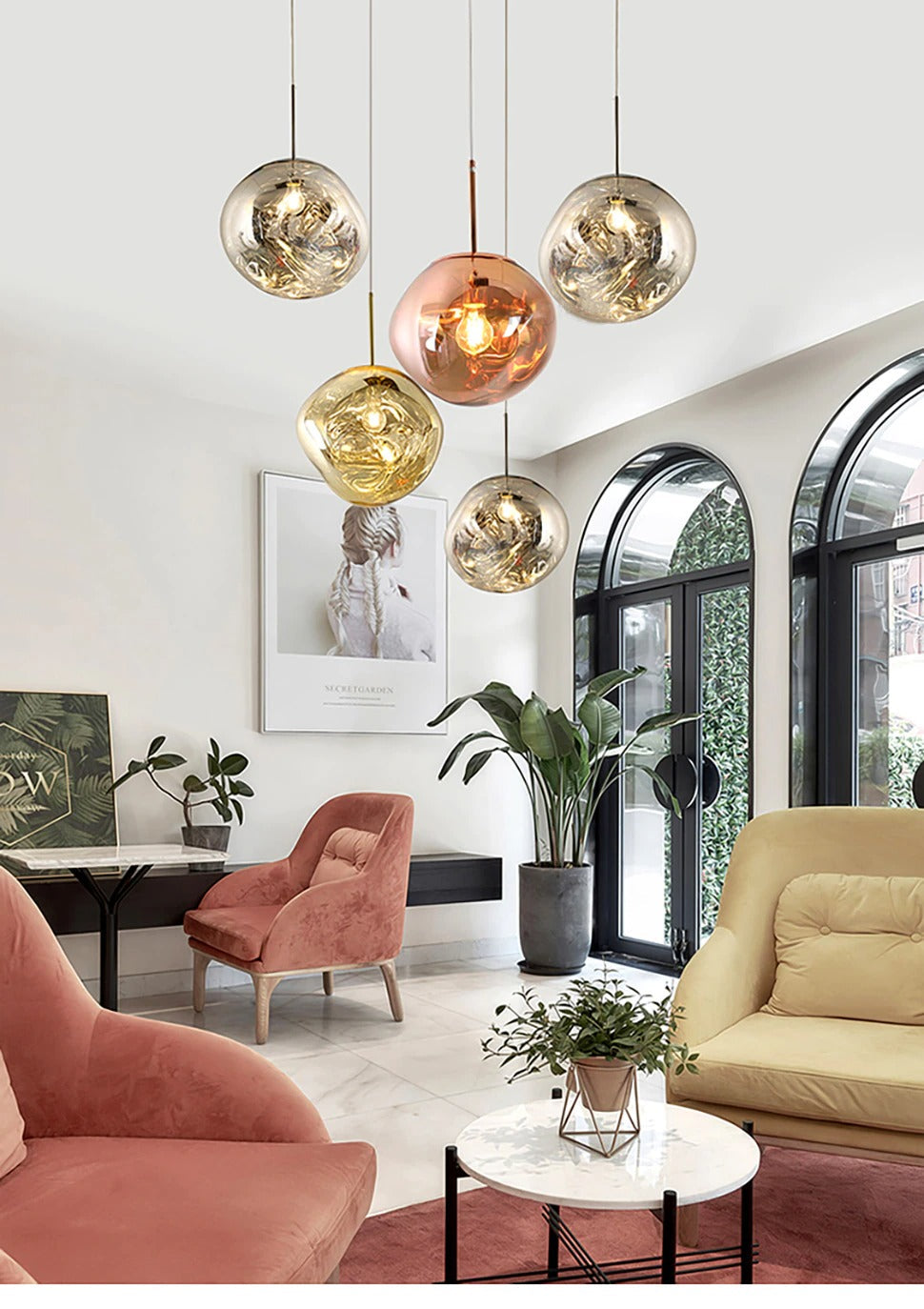 BowLift | ChicGlow Pendant - Luxury LED Hanging Light for Home