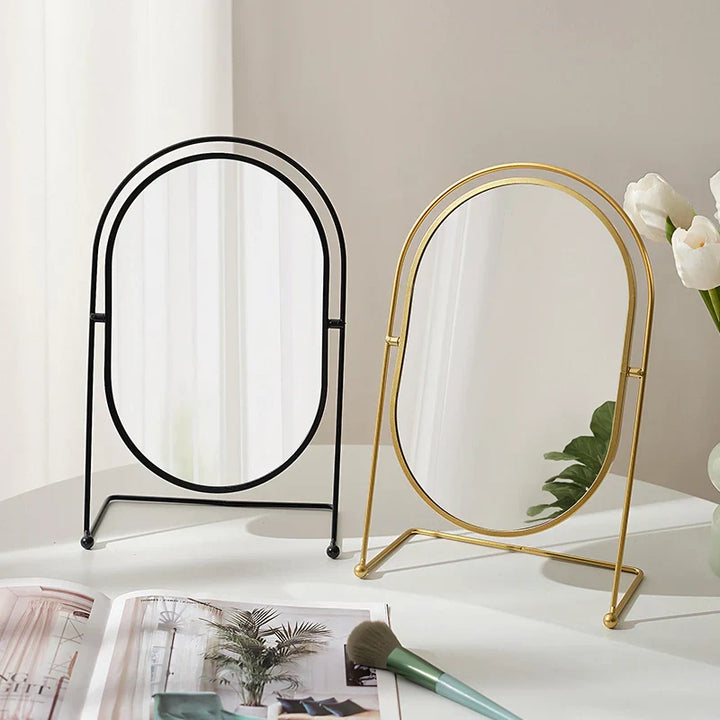 BowLift | Large Minimalist Desktop Makeup Mirror