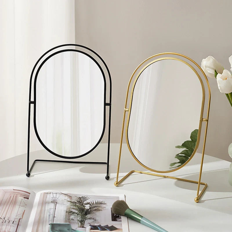 BowLift | Large Minimalist Desktop Makeup Mirror