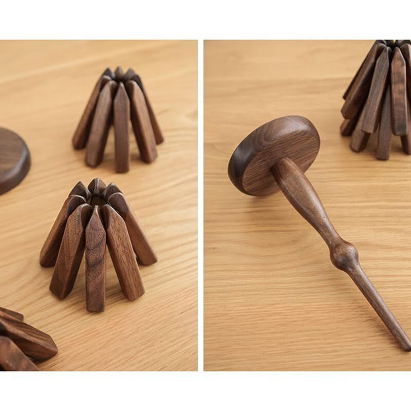BowLift | Artistic Walnut Tree Table Mat