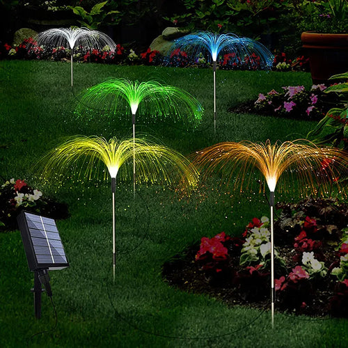 BowLift | Solar Garden Light with Color Change – LED Lawn Light for Garden & Terrace, Firework Design