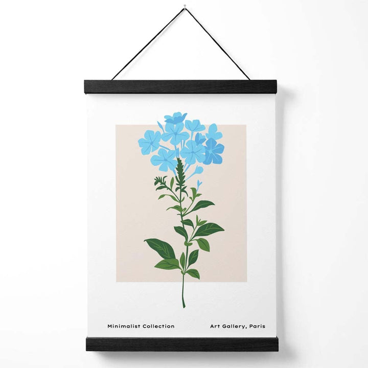 Blue Forget-me-not Flower Market Simplicity Poster with Hanger | Bowlift