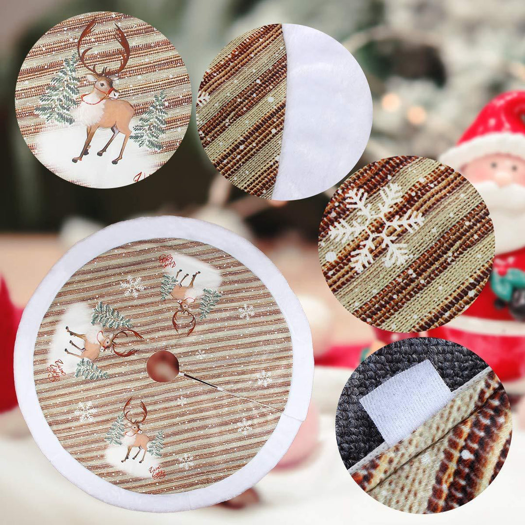 BowLift | Christmas Tree Bottom Decoration Tree Skirt 98cm Flannel Old Man Tree