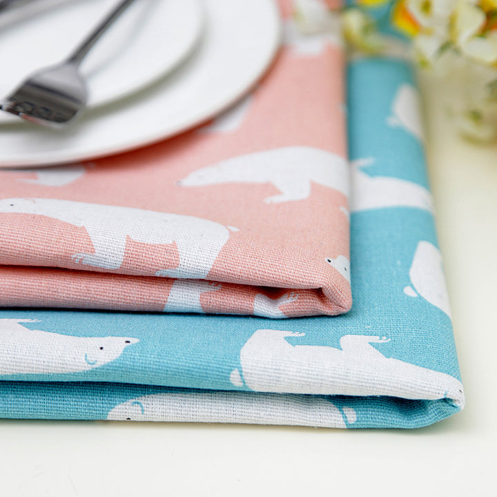 Fun Polar Bear Print Tablecloth