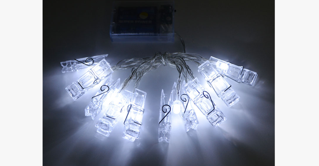 BowLift | LED Photo String Lights – Brighten up your room with happy memories
