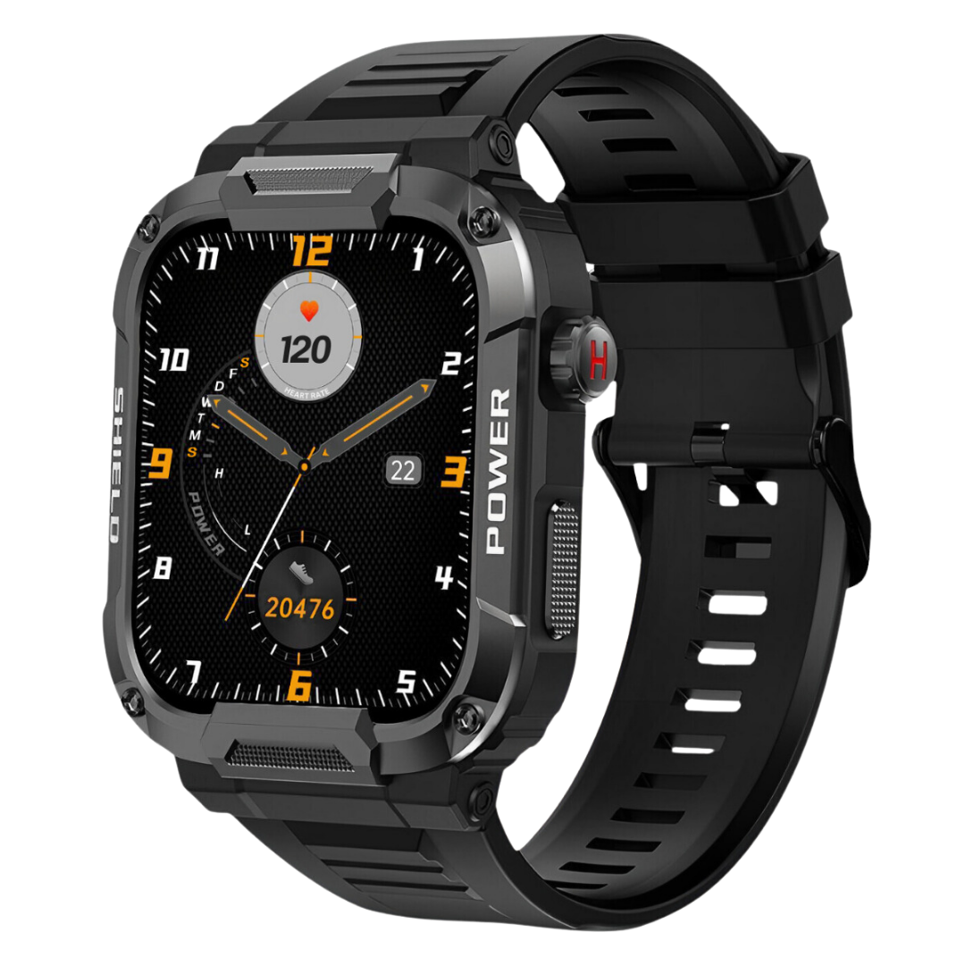 BowLift | Smartwatch Rugged Outdoor Fitness Tracker Black
