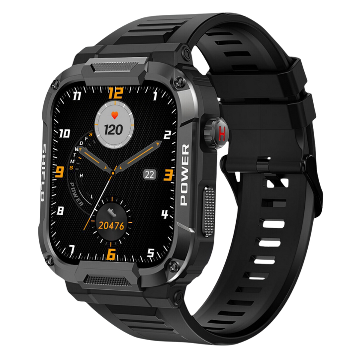 BowLift | Smartwatch Rugged Outdoor Fitness Tracker Black