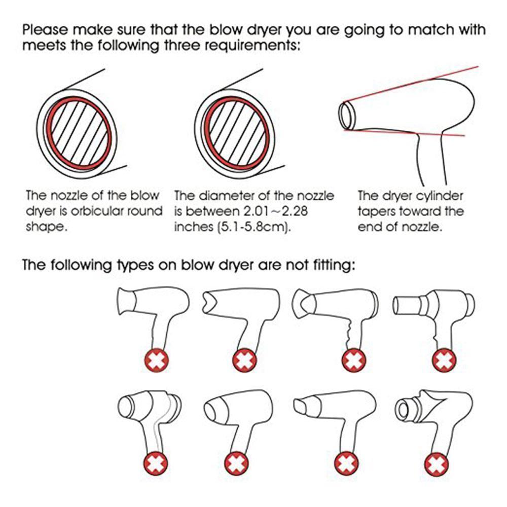 BowLift | Hair Dryer Diffuser for Curly, Wavy, Curled Hair