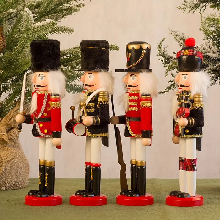 BowLift | NutcrackerJoy - Wooden Nutcracker Soldier Figure for Timeless Christmas Charm