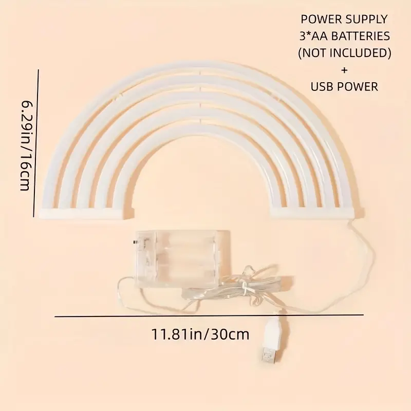 Rainbow Night Light - RadiantArc | Bowlift