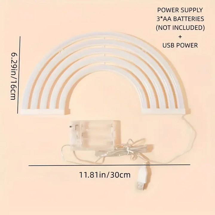 Rainbow Night Light - RadiantArc | Bowlift