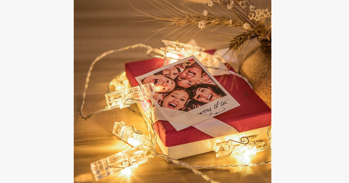 BowLift | LED Photo String Lights – Brighten up your room with happy memories