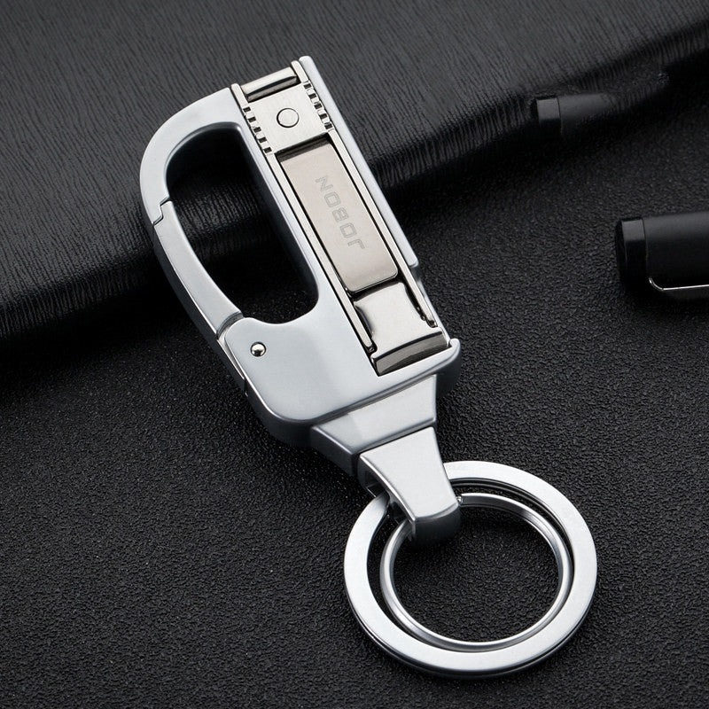BowLift | 2-in-1 Useful & Durable Keychain with Built-in Nail Clipper