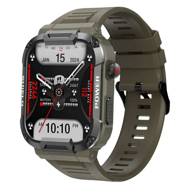 BowLift | Smartwatch Rugged Outdoor Fitness Tracker Black