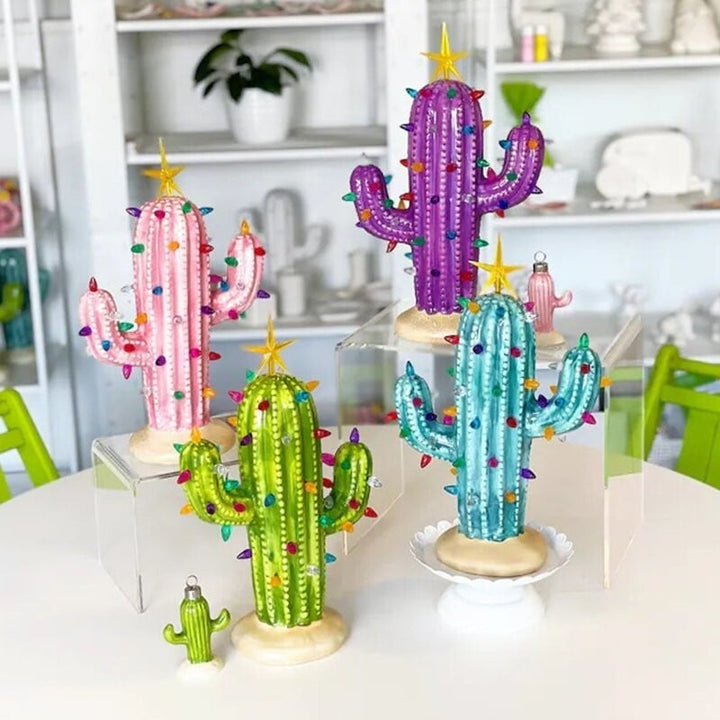 BowLift | Vintage Christmas Luminous Cactus