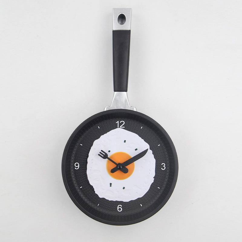BowLift | Fried Egg Pan Clock Silent Clock Wall Clock Wall Clock