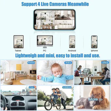 BowLift | WatchPoint Mini – Wireless 1080p Camera with Night Vision and Magnetic Mount