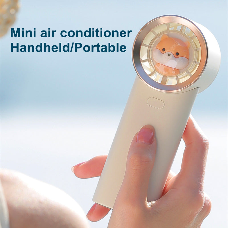 Lovely Squirrel Mini Pocket Fan USB Rechargeable Handheld Fan | Bowlift