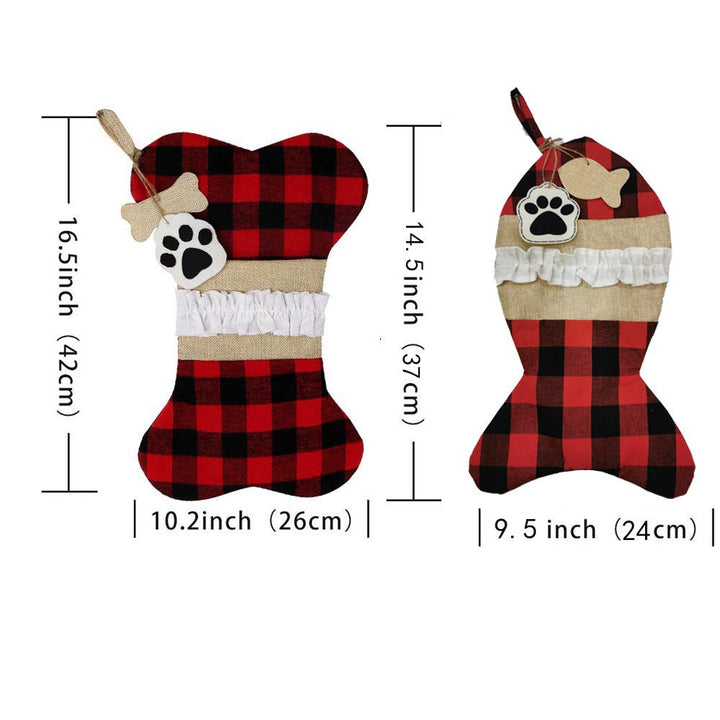 BowLift | Christmas Ornament Christmas Socks Gift Bag
