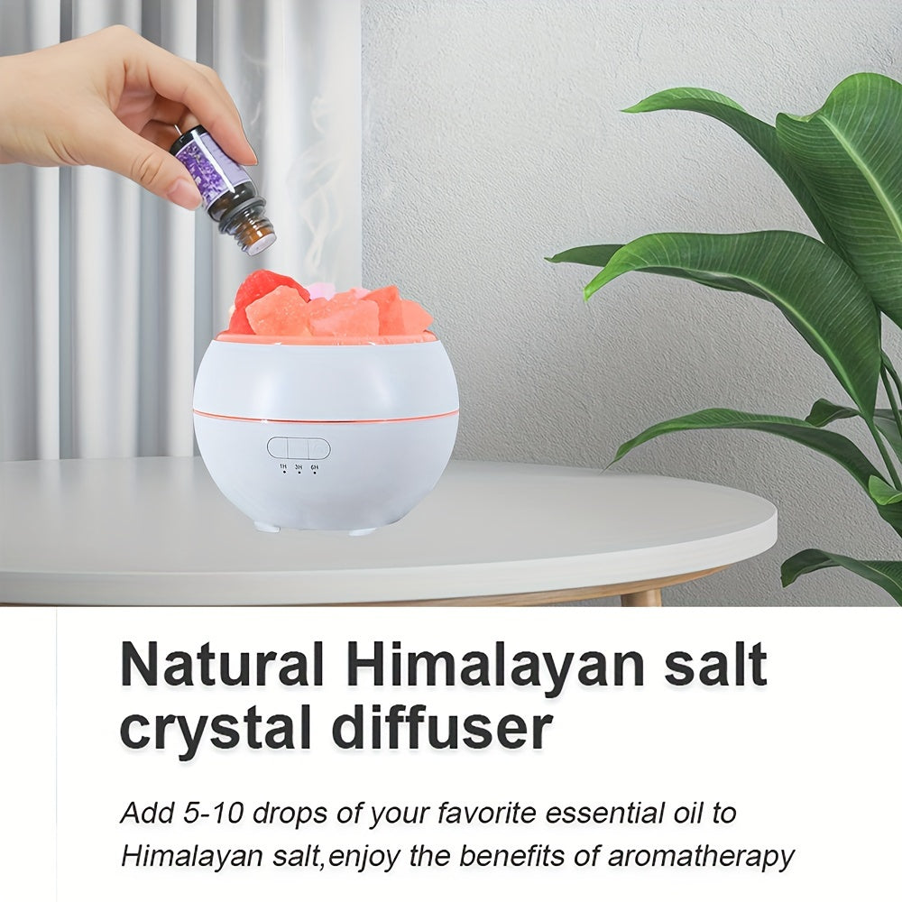 BowLift | Salt Lamp Diffuser - 3-in-1 Essential Oil Diffuser, Himalayan Salt Lamp & Air Humidifier