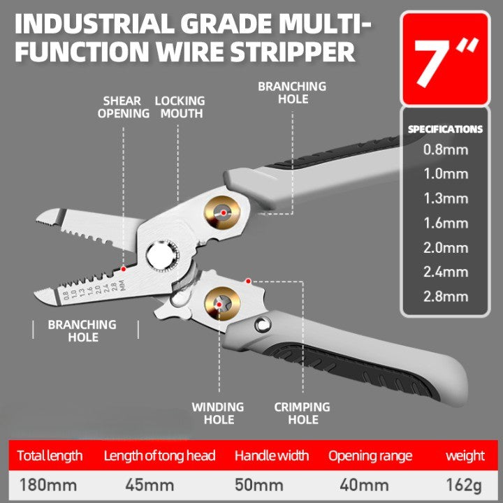 BowLift | Extreme Cut High-Performance Wire Stripping Plier