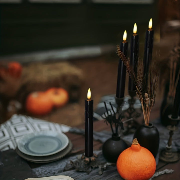 FlameFree - Set of 6 LED Candles with Remote Control Bowlift