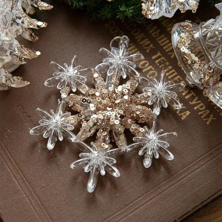 BowLift | Christmas Decorations Sequins Acrylic Transparent Pendant