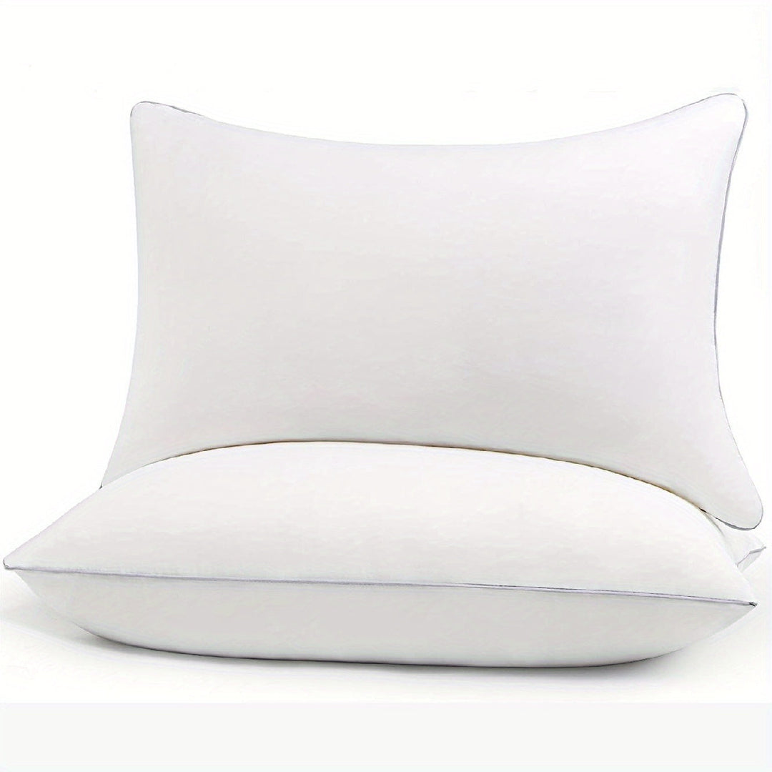 2pcs Bed Pillows For Sleeping, Cooling Pillows, Top-end Microfiber Cover For Side Stomach Back Sleepers | Bowlift