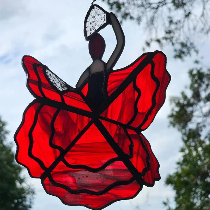 GraceSpin -  Elegant Stained Glass Spinner Bowlift