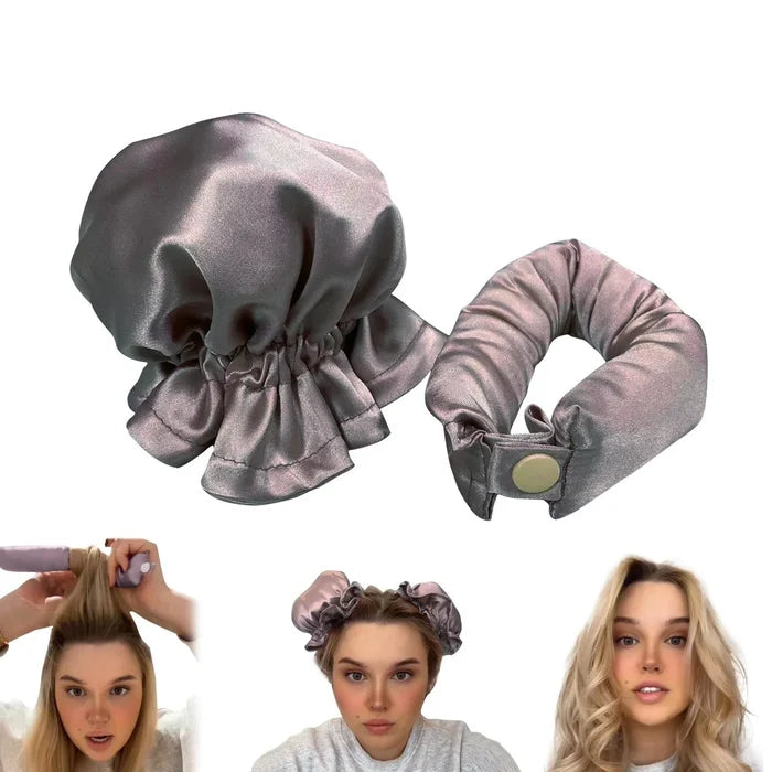 BowLift | Satin Heatless Curling Buns Set