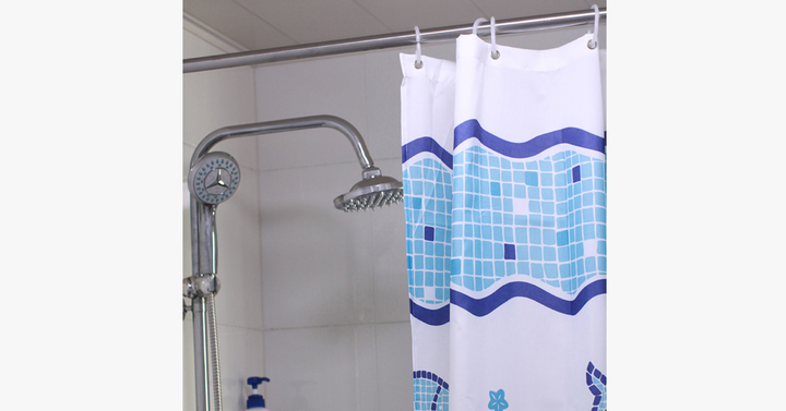 BowLift | Waterproof Shower Curtain - Fish Design