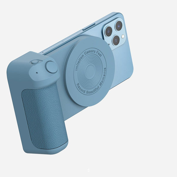 BowLift | Griply Magnetic Phone Holder with Wireless Charging – Anti-Vibration Hand Grip for Stable Shots