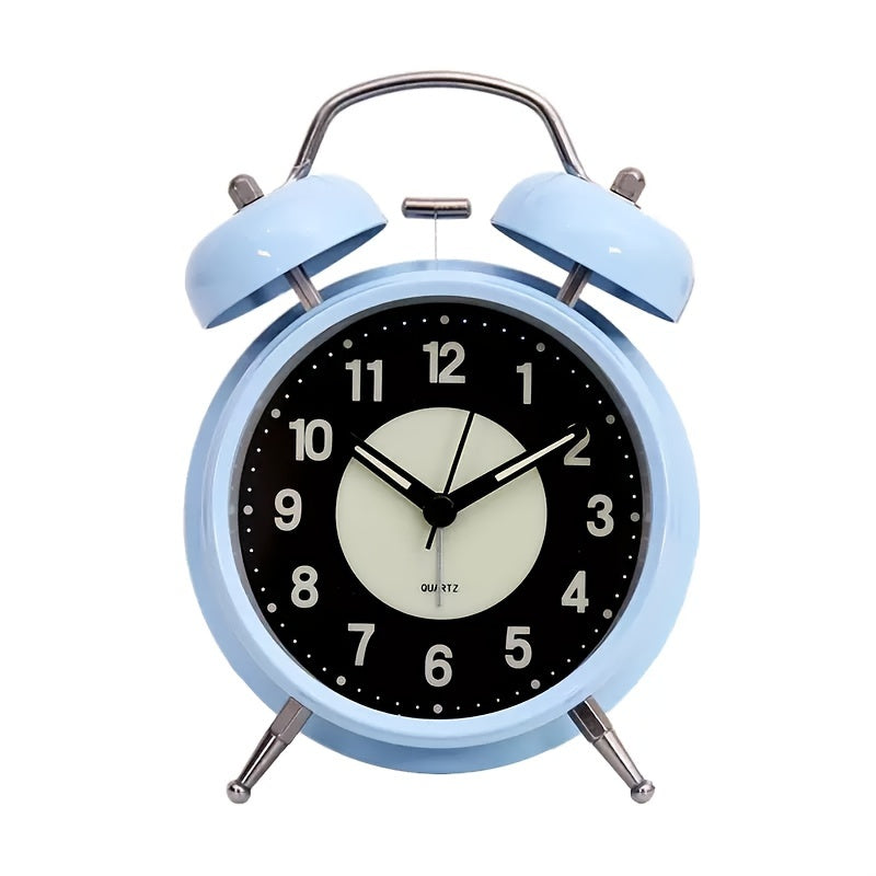 BowLift | LuminousTime - Elegant Metal Alarm Clock with Gentle Lighting for Peaceful Mornings and Nights