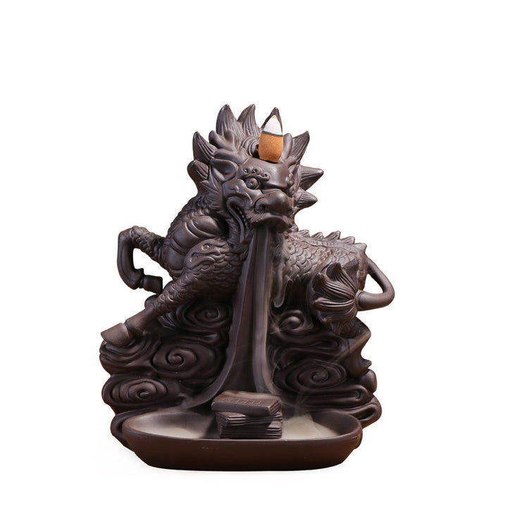 Decorative Dragon Waterfall Incense Holder