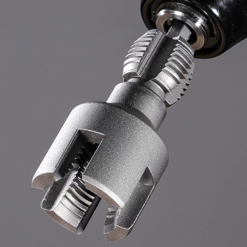 BowLift | Pipe Threading Tool | Dual-Function Internal & External Threads | 40Cr Alloy Steel | 1/2" or 3/4"